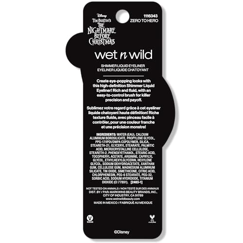 Delineador líquido wet n wild Nightmare Before Christmas miniatura 6