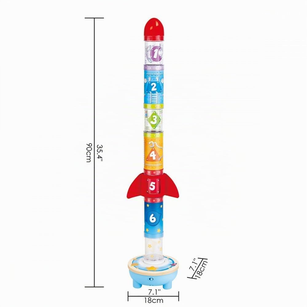 Hape Razzo Magico | Spara Palline con Aria compressa | per Bambini dai 2 Anni in su