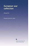 collection guerre du vietnam  Collection de guerre européenne : liste classée