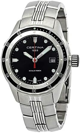 قیمت و خرید Certina DS Blue Ribbon Black Dial Men's Watch C0074101105101  برند Certina | مالتینا