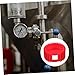 Cabilock 4pcs Oxygen Acetylene Gauge Covers Shock Resistant Pressure Gauge Protector Sleeves Regulator Head Protection for Industrial Construction Use