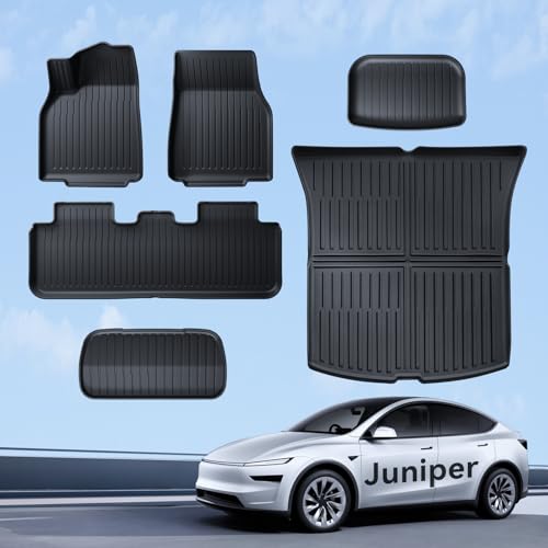 Tapis de sol Tesla Model Y étanches à bords hauts pour protéger la moquette de la boue
