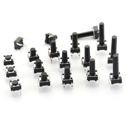 Interrupteur à bouton-poussoir tactile 6x6x6.5mm micro lot de 20 pièces