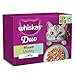 Price comparison product image WHISKAS DUO Adult Wet Cat Food in Jelly 12x85g Mixed Medley (Pack of 4)