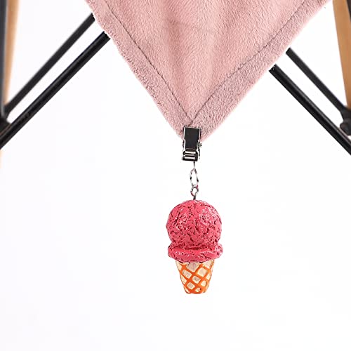 TwoFish Ice Cream Outdoor Table Weights Set of 4 Tablecloth Weights Clips Handicraft Tablecloth Clips S/4 - Thumbnail 5