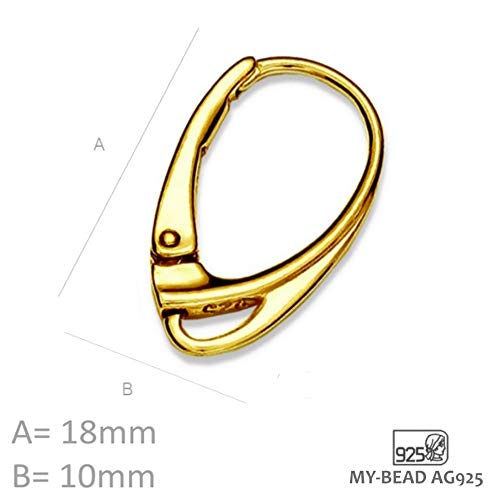 My-Bead 3 paia orecchini monachella chiusura