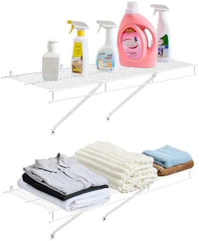 Wall-Mounted Wire Shelf Organizer