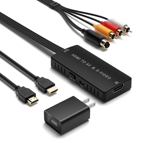 Adaptateur de signal AV composite RCA vers HDMI pour écran plat