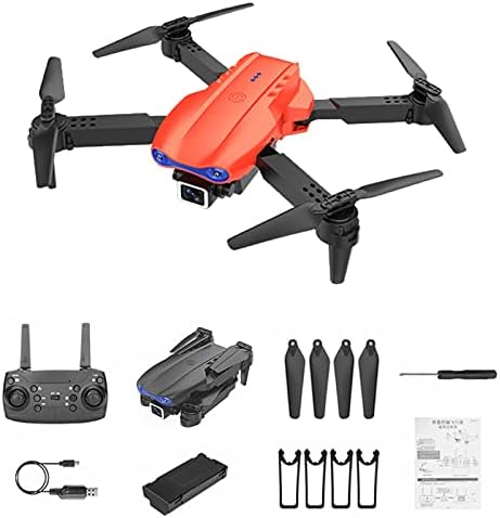 ZSWWang 4K HD Dual Camera Drone for Adults Teens, WiFi FPV Foldable RC ...