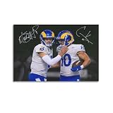 fuyaozhishang Matthew Stafford, Cooper Kupp Poster 12x18inch(30x45cm) Unframe-style