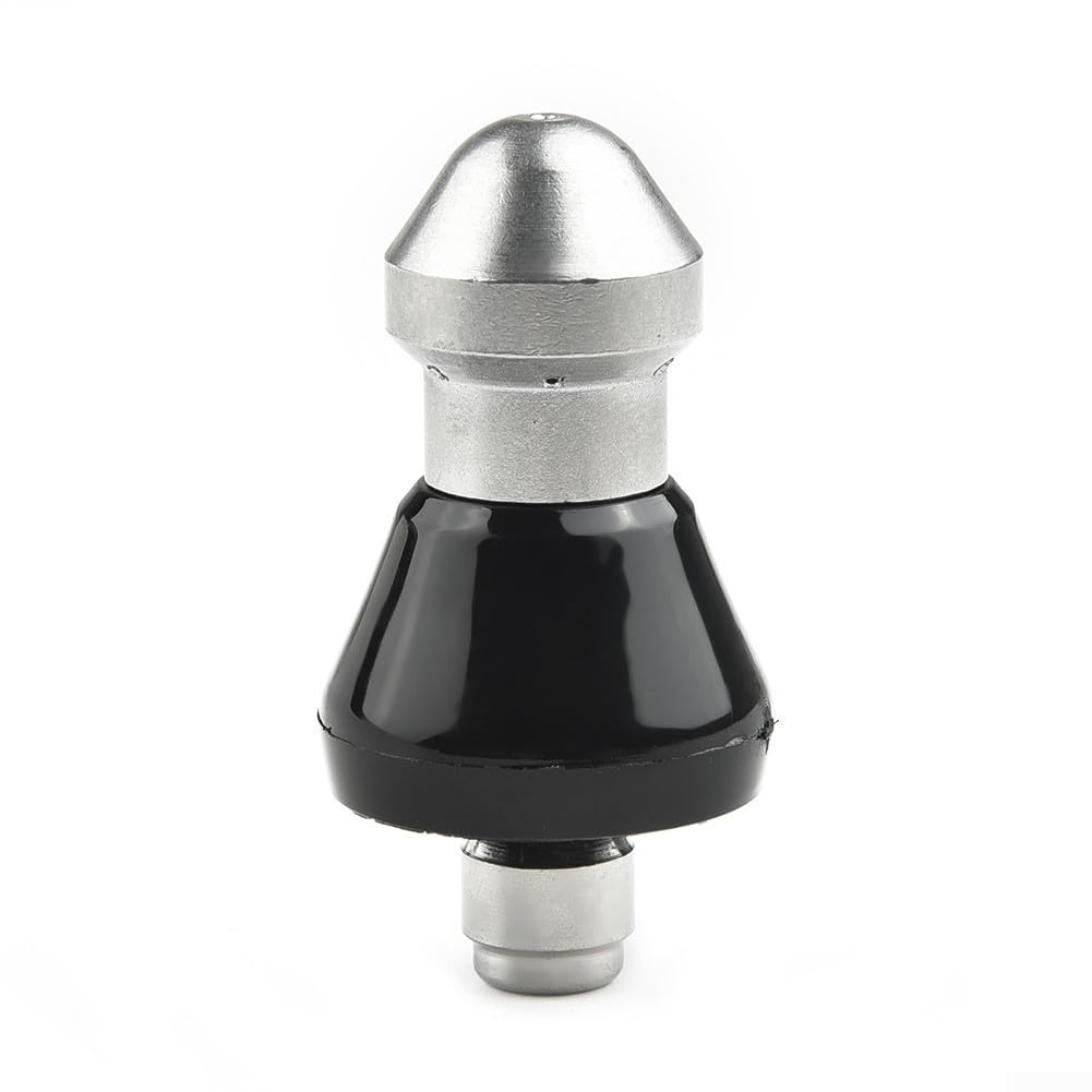 High-Pressure Sewer Cleaning Tool, 1 Front 6 Rear 1/4" Pressure Washer Drain Cleaning Jetter Pipe Dredge Nozzle,Cleaning Tools for Pipe