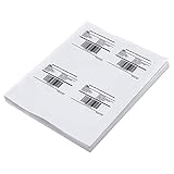 Etikettengröße: 105x148 mm, Blattgröße: 210x297 mm, weiß, permanent haftende universal etiketten.