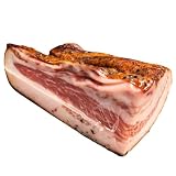 Guanciale Speck aus Italien - perfekt für italienische Carbonara - 350g Wangenspeck am Stück - luftgetrocknete Speck Spezialität aus Südtirol