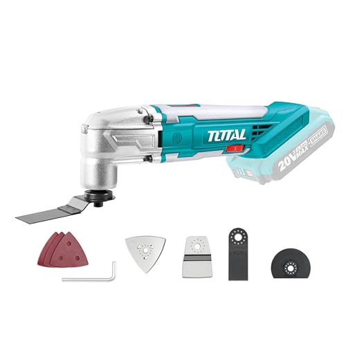 TOTAL - Utensile Multifunzione CM 20V | Utensile Versatile per Lavori Domestici | Compatibile con Amig Isolante e Griglia | Adatto per Potatura e Maniglie, Multicolore