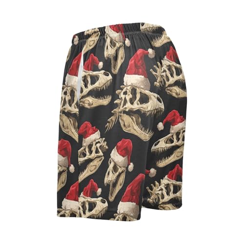 Men's Pajama Shorts PJ Bottom with Pockets and Elastic Waist Drawstring Straight Fit4