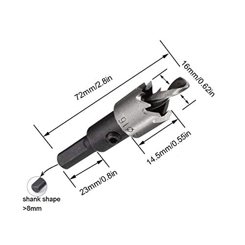 Togu Db-02 5/8" (16Mm) High Speed Steel Drill Bit #TOP4