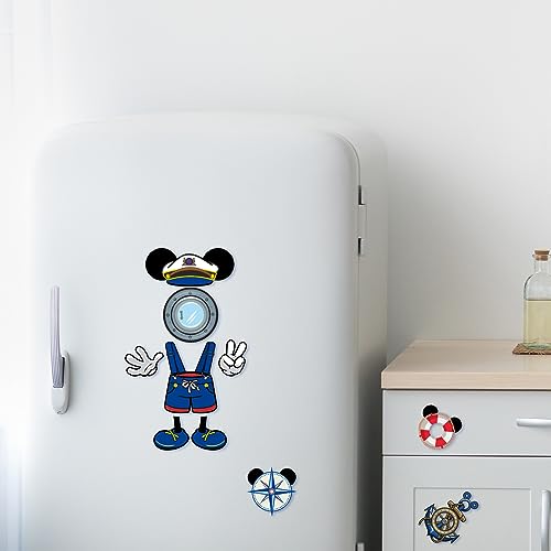 10 imanes decorativos grandes para puerta de crucero miniatura 6
