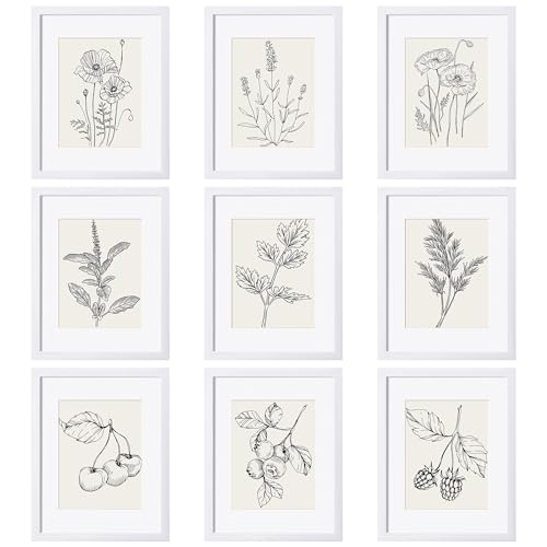 eletecpro 11x14 Picture Frames Set of 9 Classic Gallery Wall