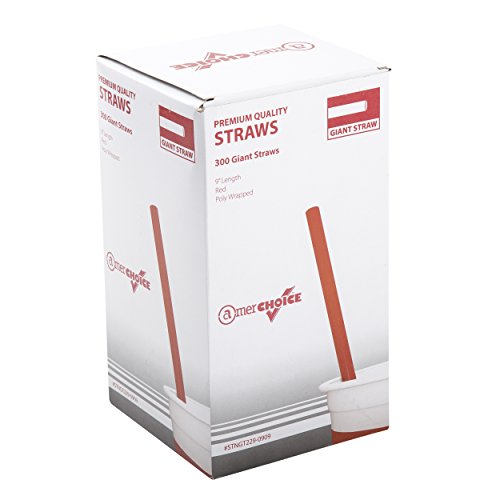Pitillos rojos gigantes 9 pulgadas AmerCare pack 7200 miniatura 4