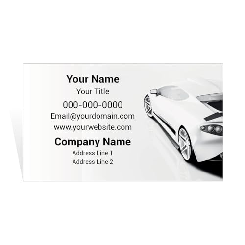 Custom Business Cards for Chauffeur Services & Limousine Companies –