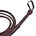 Strength Zones Bull Whip 06 to 16 Foot 16 Plaits Hand Made Cow Hide Leather Whip Equestrian Bullwhip Leather Belly & Bolster Inside Heavy Duty (Brown Two Tone, 08 Feet)