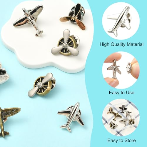 Broches de solapa de avión Airssory para regalar a entusiastas 4