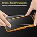 rooCASE 3-Pack Screen Protector for iPhone 11 Pro / iPhone XS / X, Reinforced Tempered Glass Screen Protector with Alignment Frame for iPhone 11 Pro / iPhone XS / X [Case Friendly]