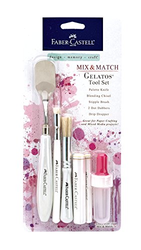 Faber-Castell Gelatos Tool Set - 6 Mixed Media Art Tools