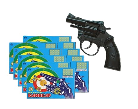 ハイパーキャップガン８発＋カネキャップ(8連発×12リング)10箱セット 熊よけ イノシシよけ 鳥よけ 鳥獣退散 動物対策 害獣対策のサムネイル