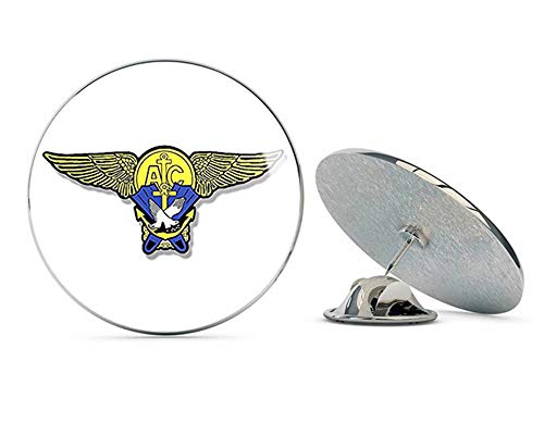 NYC Jewelers Wings Shaped Surface Air Rescue Swimmer (Logo SAR Navy) Metal 0.75" Lapel Hat Pin Tie Tack Pinback