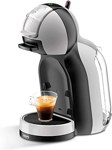 KRUPS NESCAFE Dolce Gusto Gusto Mini Me Automatische Play and Select Kaffeekapselmaschine, 0,8 Liter, Grau/Schwarz - KP123B40