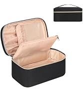 MONSTINA Makeup Bag-Cosmetic Travel MakeUp Bag,Large Capacity Portable Makeup Organizer,Waterproo...