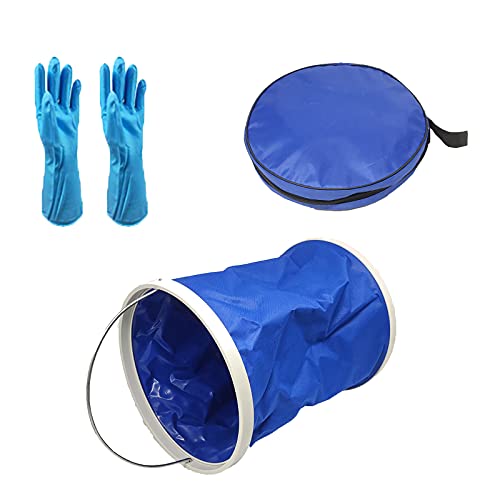 Kit nettoyage piscine durable accessoires entretien spa portable gant et sac de rangement