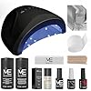 MesaudaME kit Semipermanente Unghie Gel Polish + Fornetto Led 48W - Kit Smalto Semipermanente Unghie New Formula Senza TPO + OMAGGIO ALTÉAX Olio Cuticole Mandorle + Accessori ed Istruzioni