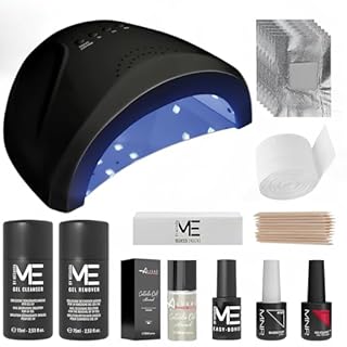 MesaudaME kit Semipermanente Unghie Gel Polish + Fornetto Led 48W - Kit Smalto Semipermanente Unghie New Formula Senza TPO + OMAGGIO ALTÉAX Olio Cuticole Mandorle + Accessori ed Istruzioni