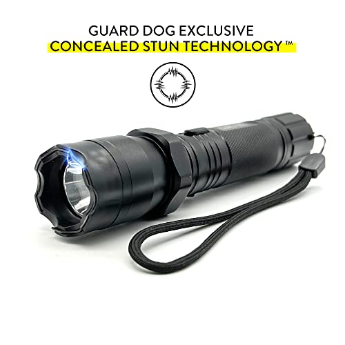 Guard Dog Diablo Stun Gun – Tactical Stun Gun With Led Flashlight – Police Strength Stun Gun With Concealed Technology – Free Holster - Rechargeable Battery #TOP4