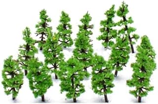 Totority 100pcs Model Trees Figures for Crafts Model Fir Tree Trunks Set Train Scenery Landscape