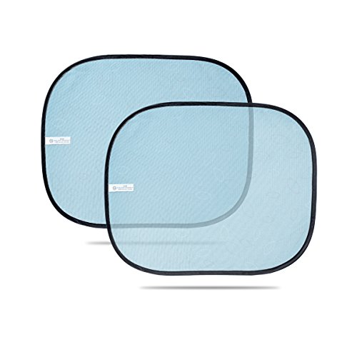 Preisvergleich Produktbild Auto Sonnenschutz Seitenscheibe für Kinder (Schwarz-Blau)