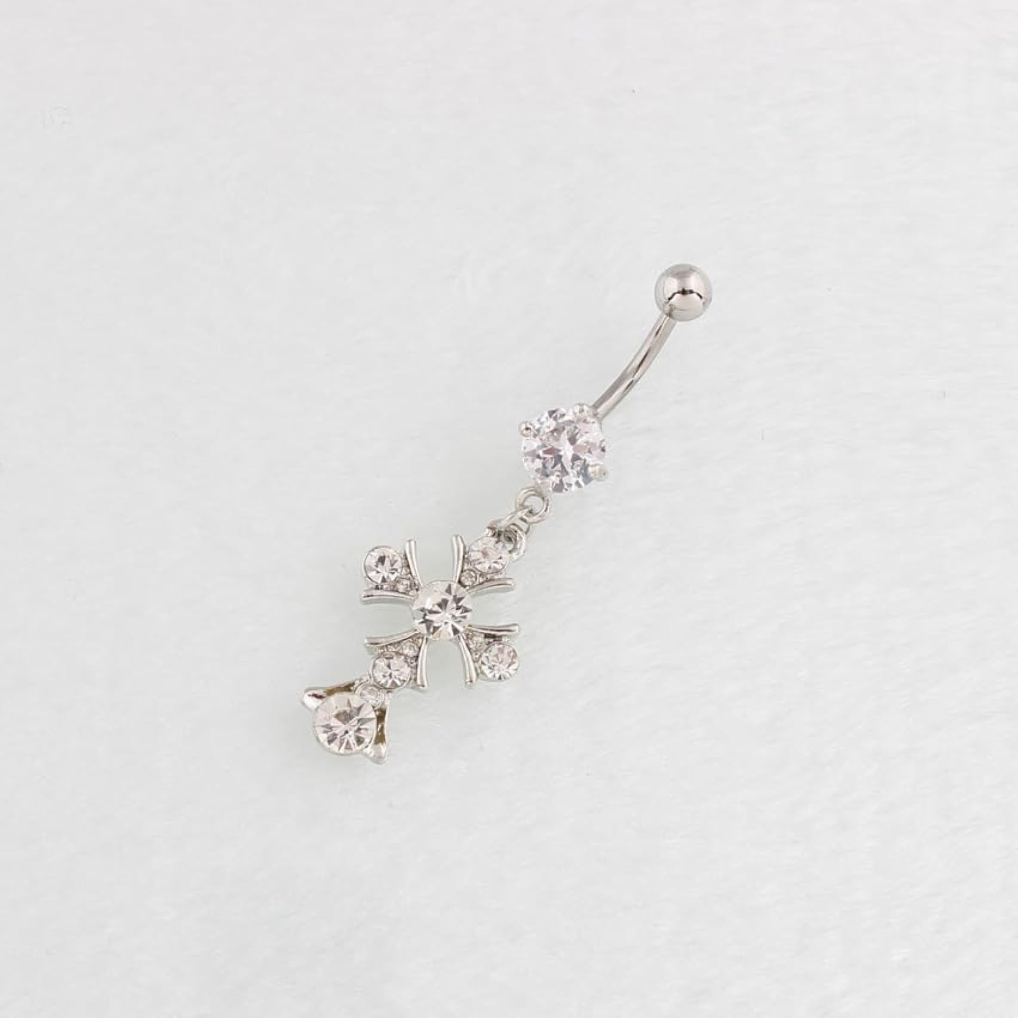 Belly Button Ring No-Piercing Clip-On