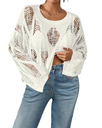 Bsubseach Crochet Cropped Tops for Women Spring Summer Knit Hollow Out Bathing Suit Beach Cover Up Tops 2025