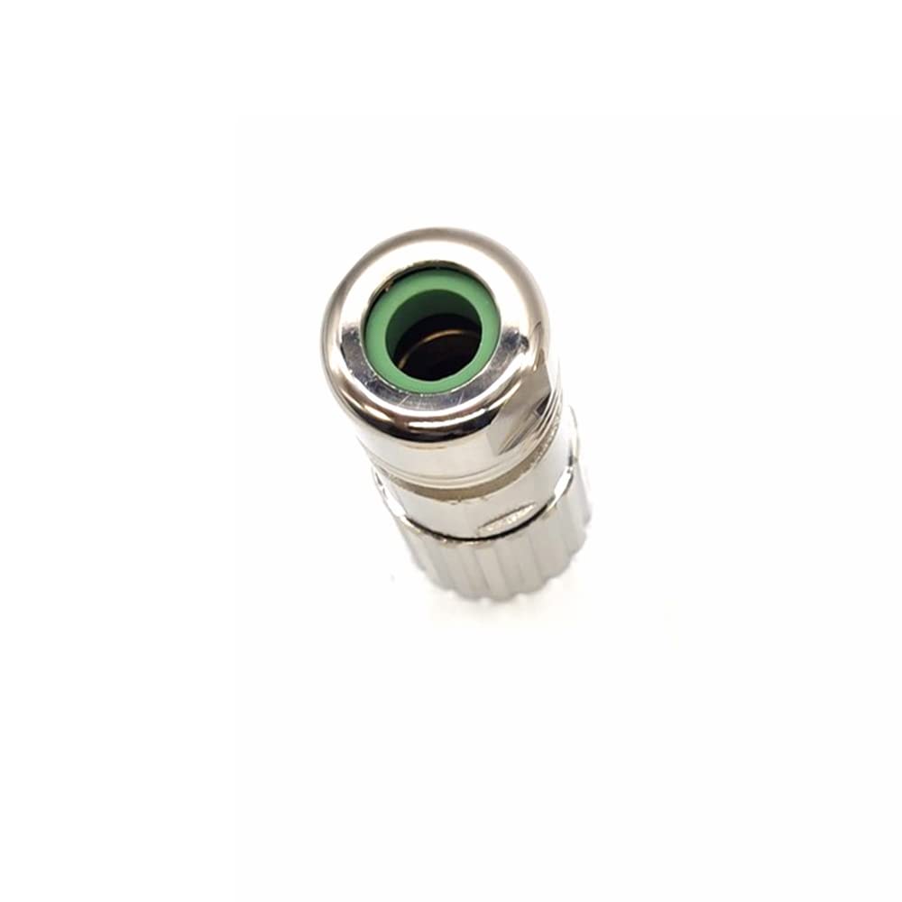 M23 Female Connector 12 Pins Encoder Metal Plug Socket Straight Type Wire Cable Coupler