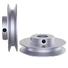 CHANCS Outer Diameter 40mm Single Groove Pulley 4mm Fixed Bore Pulley for Drilling Machine 6MM PU Round Belt