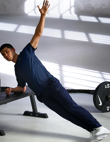Image of Nike Men's Mid Rise Straight Fit Mesh Sweatpants