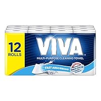 VIVA Paper Towels 12 Count (4x3 Rolls) - Packaging May Vary