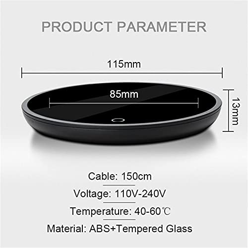 Calentador de taza eléctrico café té leche posavasos térmico oficina 2