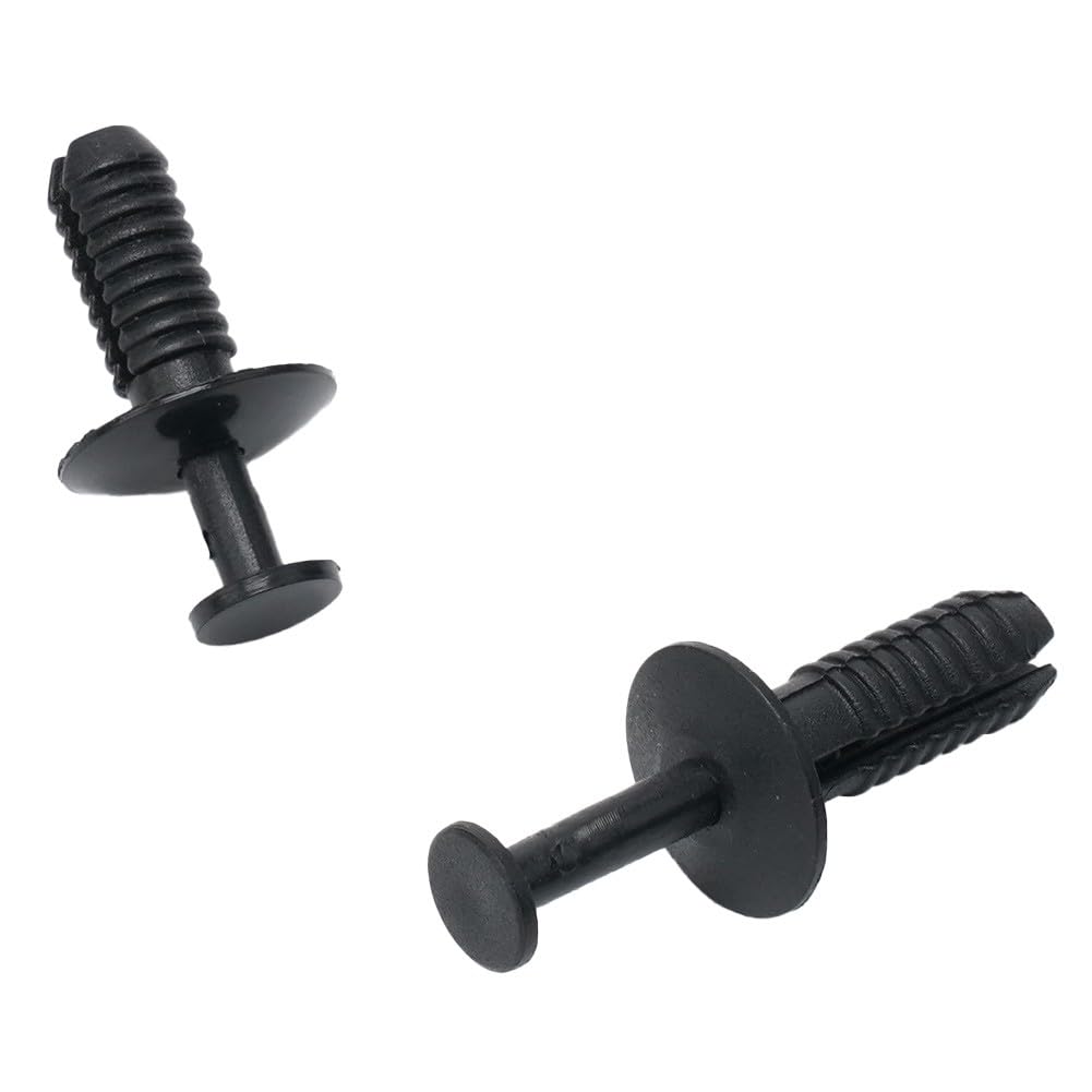 Lecreatekit Clip di fissaggio a pressione, rivetti espandibili per BMW E30 E39 E46 E53 E60, fissaggio in plastica nera, confezione da 20