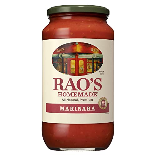 Rao's Homemade Marinara Sauce, 32 oz, All Purpose Tomato Sauce, Pasta Sauce, Carb Conscious, Keto Friendly, All Natural, Premium Quality, With Italian Tomatoes & Olive Oil