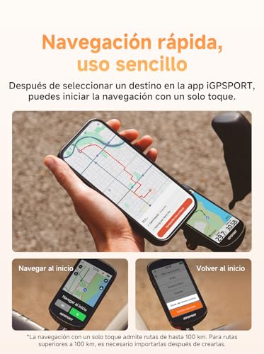 Miniatura 4 de Igpsport Bsc500 Gps Bicicleta, Navegación Con Mapa,Pantalla Táctil De 3,3