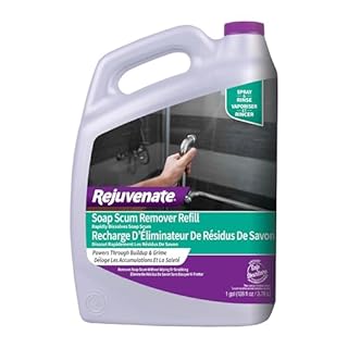 Rejuvenate Soap Scum Remover Refill Easily Dissolves Soap Scum Without Scrubbing, 1 Gallon