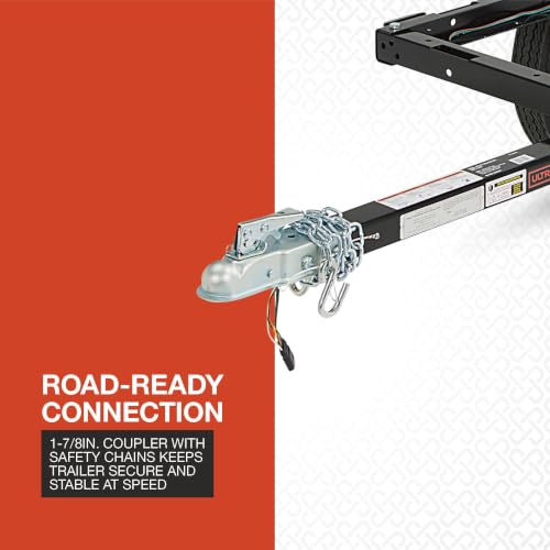 Image of Ultra-Tow 40in. x 48in. Steel Utility Trailer Kit, 1060-Lb. Capacity, 1200-Lb. GVWR